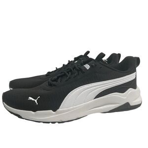Puma Zip C Sneakers Men’s 12 Black Mesh Lightweight Lace-Up Running NWOB